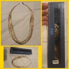 VTG Menno Design Costume Jewelry 12K GF Gold Chain Necklace Rope Design OLD Q