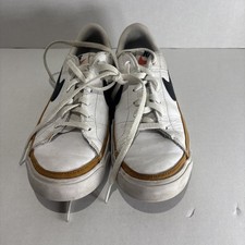 Nike Court Legacy Kids White/Gold 3.5Y 4-1