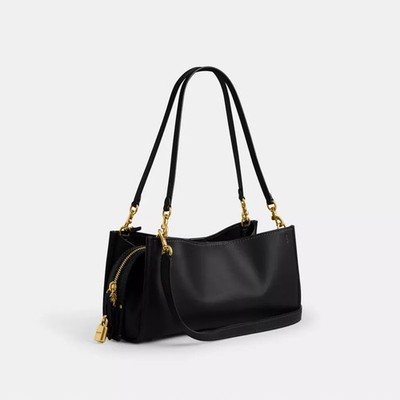 COACH Rogue 2way Shoulder Bag 34 CCX18 B4/BK Brass/Black Soft