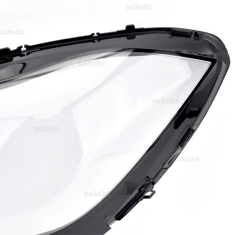 Pair Car Headlight Lens Cover Shell New For Mercedes Benz CLS W218 2016-2018 - Image 3 of 4