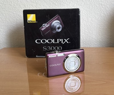 Nikon COOLPIX .S3000パープル デジタルカメラ s-l400.jpg