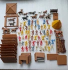 Lot of Marx Fort Apache and Native American Figures