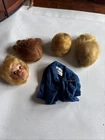 Vintage Barbie Doll Set Of 3 Wigs -1960's, Vintage Barbie Head & Airline Jacket