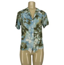 Fifteen Twenty XS Women Tie Dye Button Up Shi...