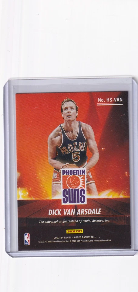 2023 HOOPS #HS-VAN DICK VAN ARSDALE HOT SIGNATURES AUTO- PHOENIX SUNS - Image 2 of 2