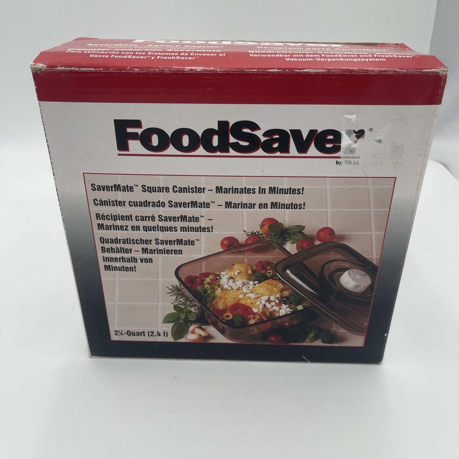 FOODSAVER MARINATING VACUUM SEALER CANISTER CONTAINER 2.25 QUART CAPACITY #663