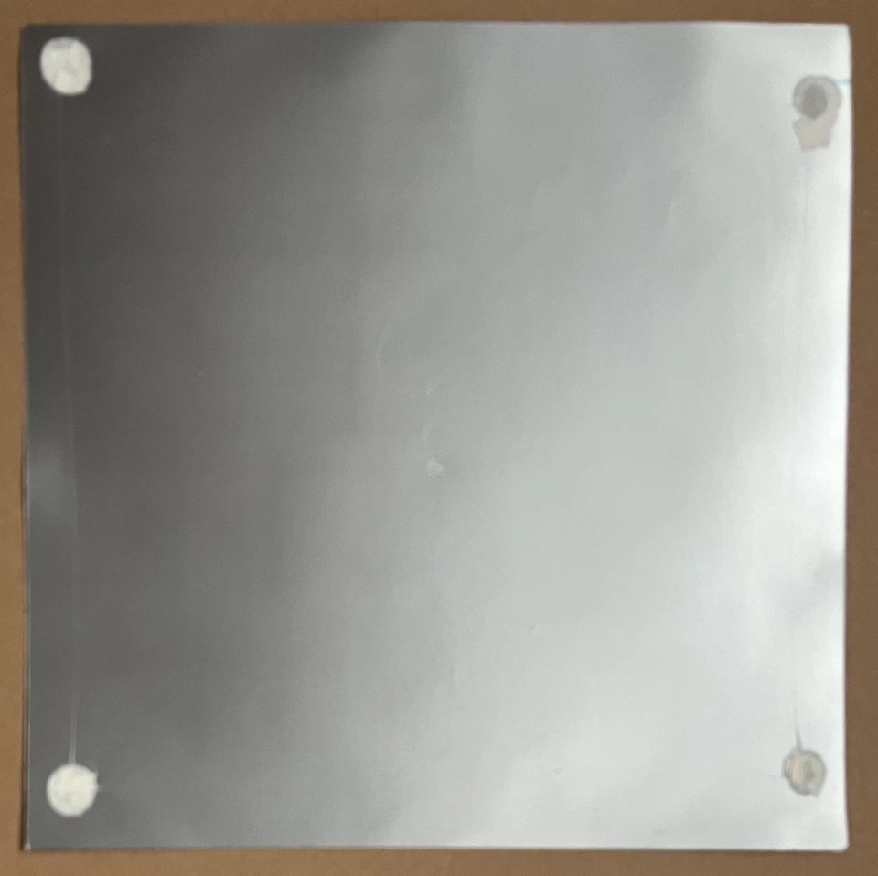 Karl Gerstner Original Siebdruck auf Aluminium Blech um 1970 - Op-Art - Bild 2 von 2