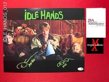 Elden Henson Devon Sawa dual signed 11x14 photo Idle Hands JSA COA
