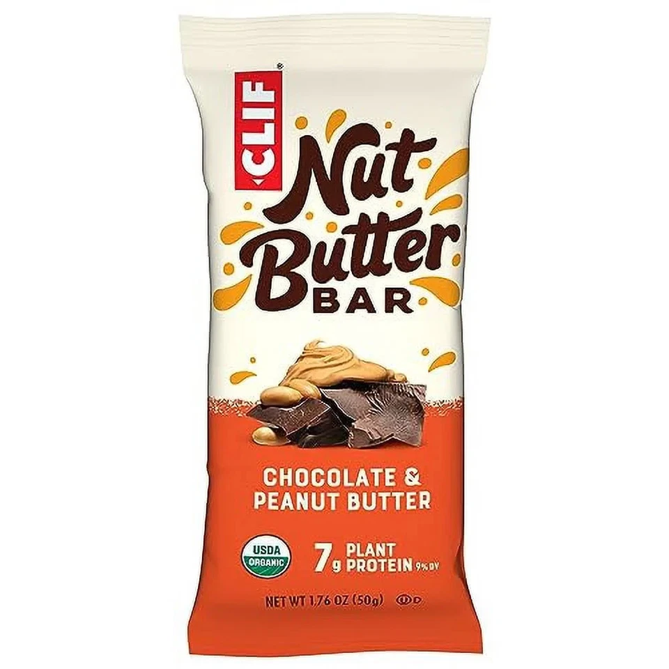 CLIF Mantequilla de Nueces Rellena Chocolate Mantequilla de Cacahuete Barra Energética 5ct Lote de 6 Foto 3 de 4