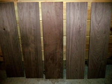 1/8", 1/4", 3/8", 1/2 PREMIUM BLACK WALNUT THIN DIMENSIONAL LUMBER WOOD PACKAGES