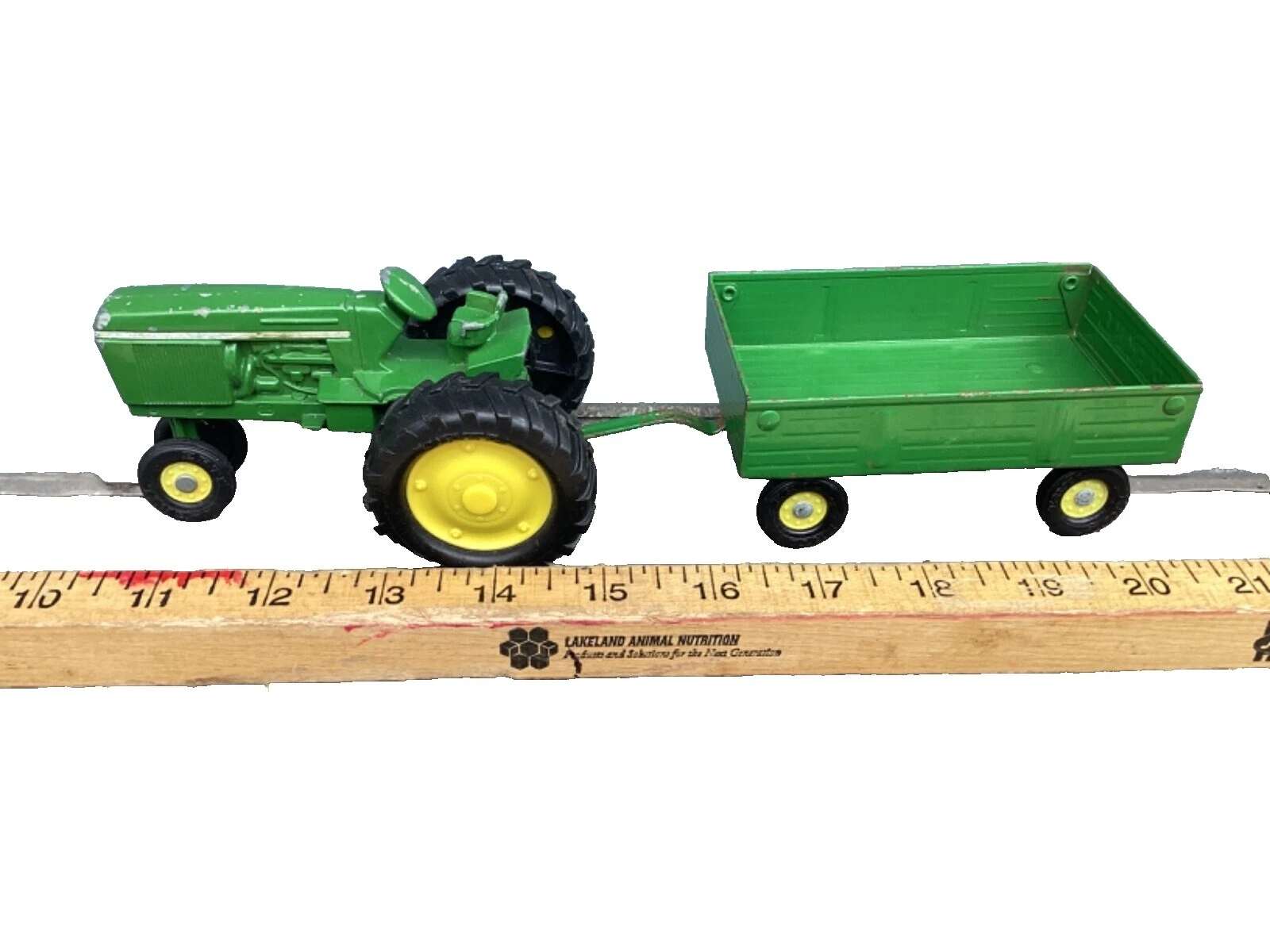 Acero Prensado Ertl John Deere vehículos de granja Diecast contemporáneos de fabricación