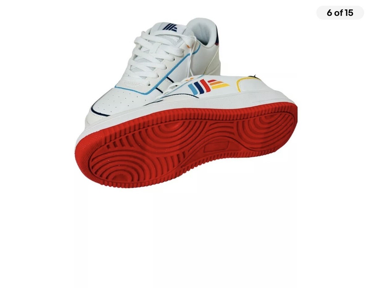 ALDI Gear 2024 Women's Size Multicolor White Sneakers Lace Up