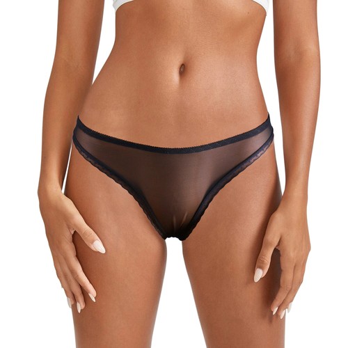 Women's Sexy Mesh Sheer Thong Ultra-thin Panties See-through Lingerie Panties - Picture 13 of 60