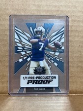 Sam Huard 2024 Leaf Football 1/1 Pre Production Proof