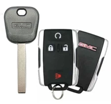 B119 Chipped Key + Remote Keyless Fob  For 2014 - 2019 GMC Sierra M3N-32337100