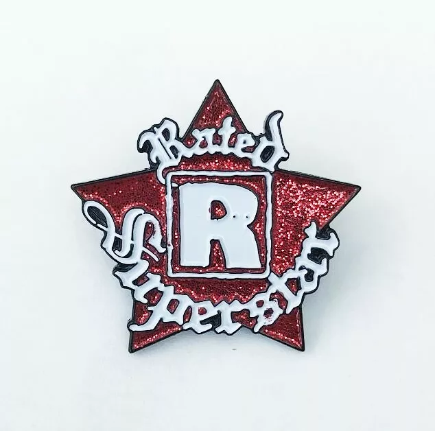 Rated R Superstar, Edge WWE WCW WWF ECW Hasbro Enamel Pin Badge Free  Postage