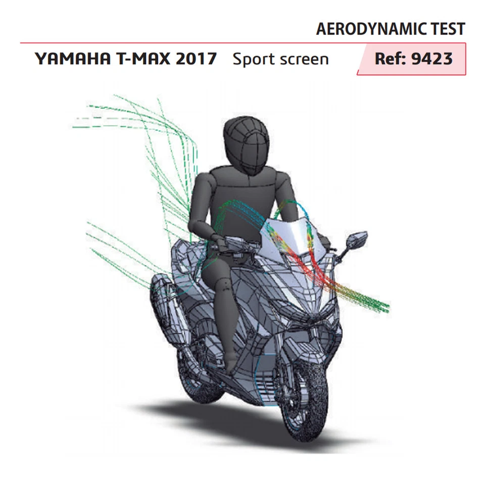 Pare-Brise [ Puig ] V-Tech Line Sport - Yamaha Tmax 530/560 (2017-2021) - - Photo 3/3