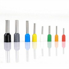 400PCS Wire Coppers Crimp Connector Insulated Cord Pin End Terminal AWG 22-10 Ki