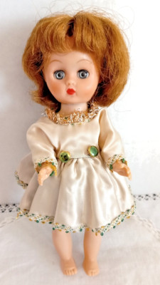 VINTAGE 1950s COSMOPOLITAN GINGER  7-1/2'' WALKER DOLL