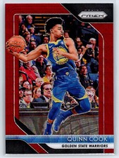 2018-19 Panini Prizm Quinn Cook Ruby Wave Prizm Golden State Warriors #232