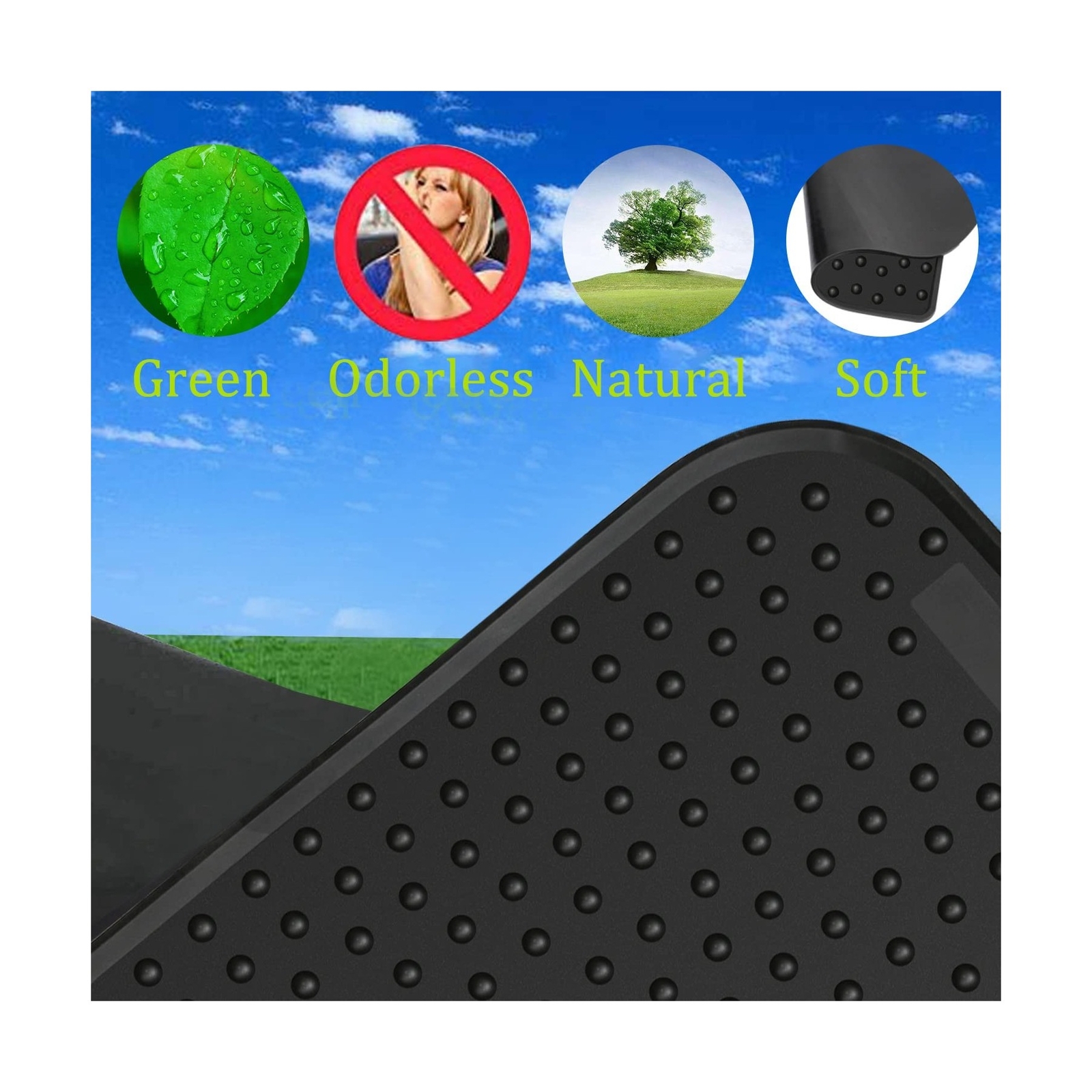 Lwope Car Floor Mats Custom Fit for Mini Cooper Countryman F60 2017