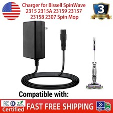 Charger for Bissell SpinWave 2315 2315A 23159 23157 23158 2307 Spin Mop