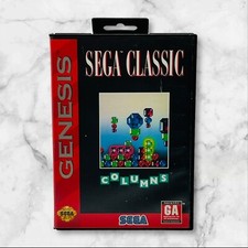 Columns Sega Genesis Box And Cartridge No Manual Tested And Working Nice!
