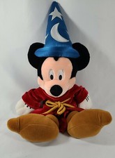 The Disney Store Mickey Mouse 19" Sorcerer's Apprentice Fantasia Plush Stuffed