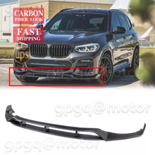 For BMW X3 X4 M-Sport 2018-2021 GT Style Carbon Fiber Front Bumper Lip Splitter