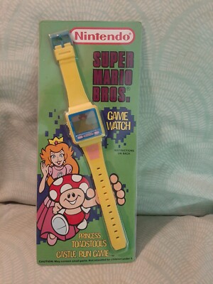 Nintendo Game Watch - SUPER MARIO Princess Toadstool's Castle Run - New, Mint!