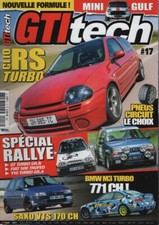 GTI TECH 17 CLIO 2 RS TURBO 260CH SAXO VTS 16V BMW M3 E46 TURBO 771CH Y10 TURBO