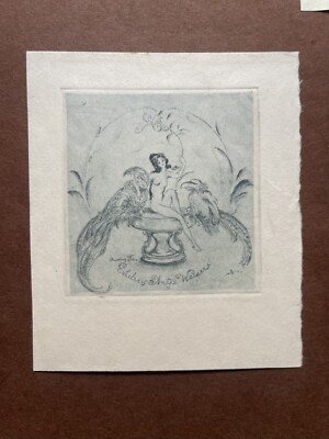 Exlibris Erhard Amadeus Dier,  Ex Libris, Ex Libris, Antje Weisere Exlibris,