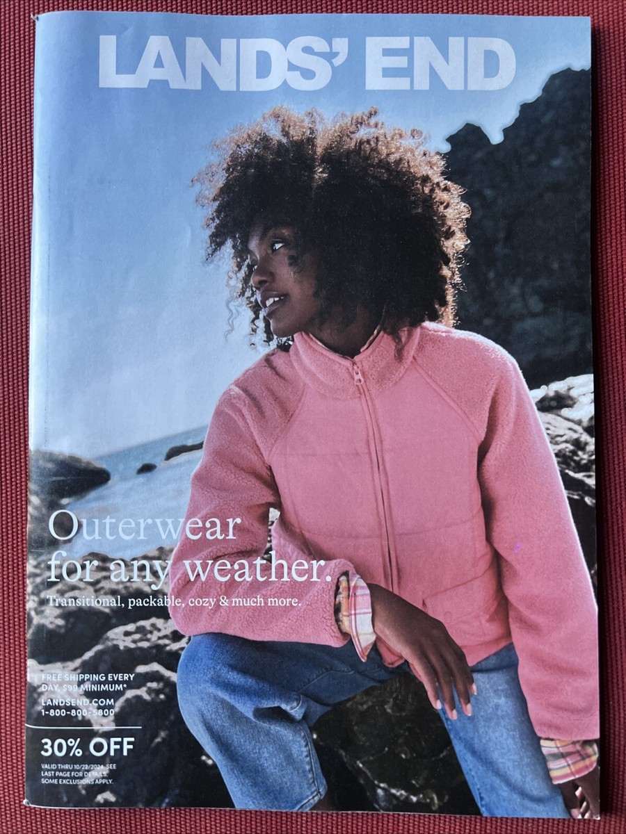 90s Lands’end リネンパーカー LANDS' END Fashion & Accessories CATALOG 2024 OUTERWEAR FOR ANY