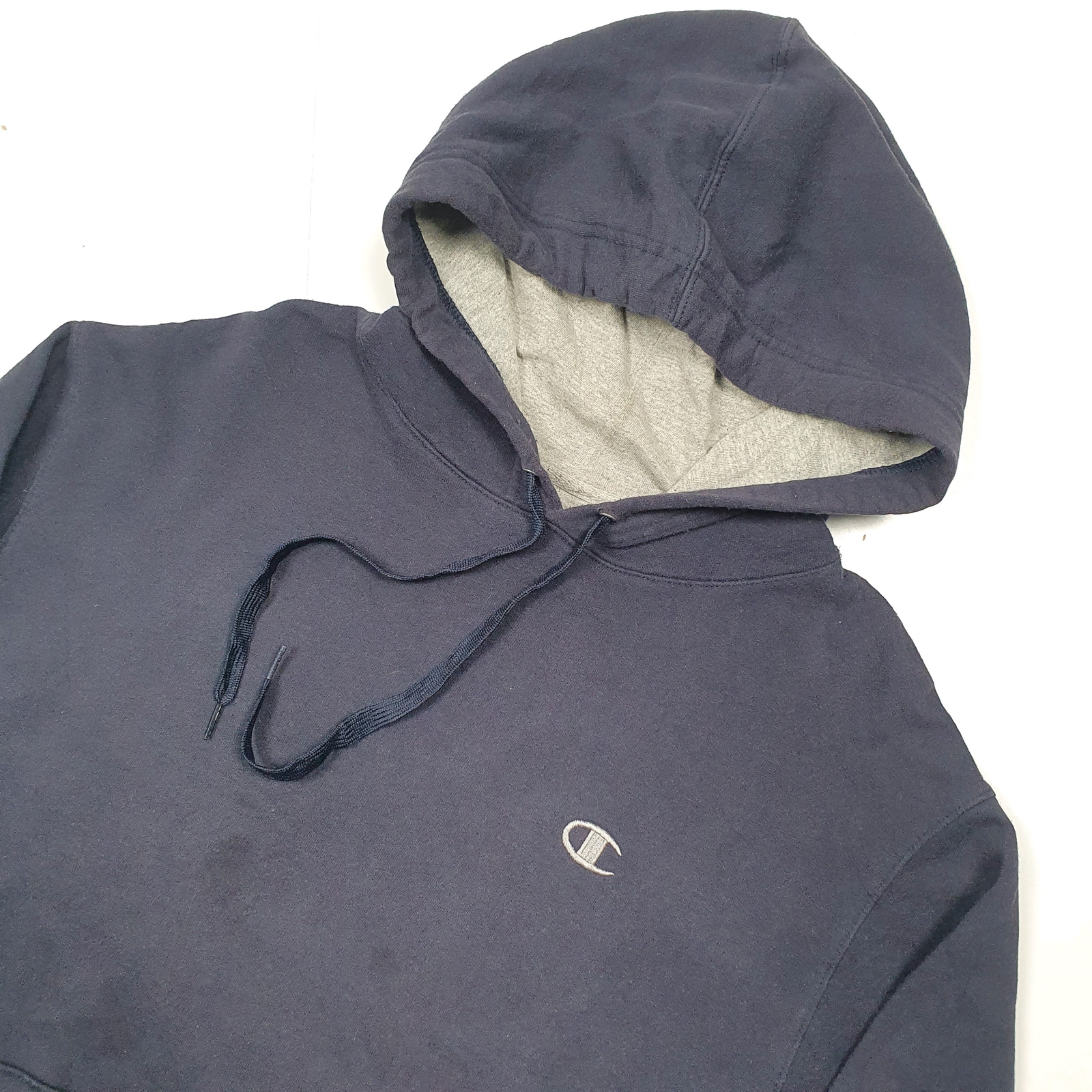 Mens CHAMPION Cotton Hoodie Jumper Sweatshirt M image 2