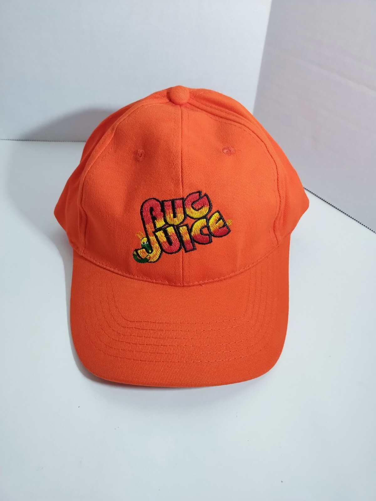 Bug Juice Cap Hat Orange Adjustable Promotional I… - image 1