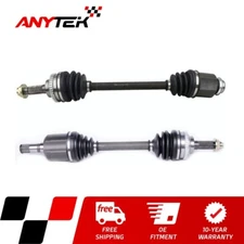 Pair Front CV Axle Half Shaft for 1998-2000 Kia Sephia Spectra w/ Manual Trans.