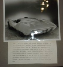 Chevrolet Astro I Corvette Press Photo Original 