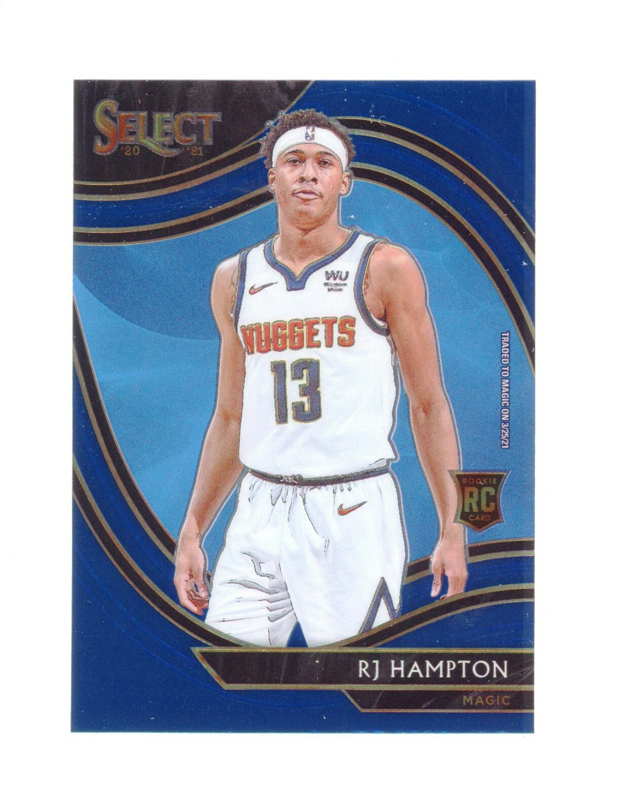 2020-21 Select Blue Retail #277 RJ Hampton RC - Orlando Magic 🔵⚪️