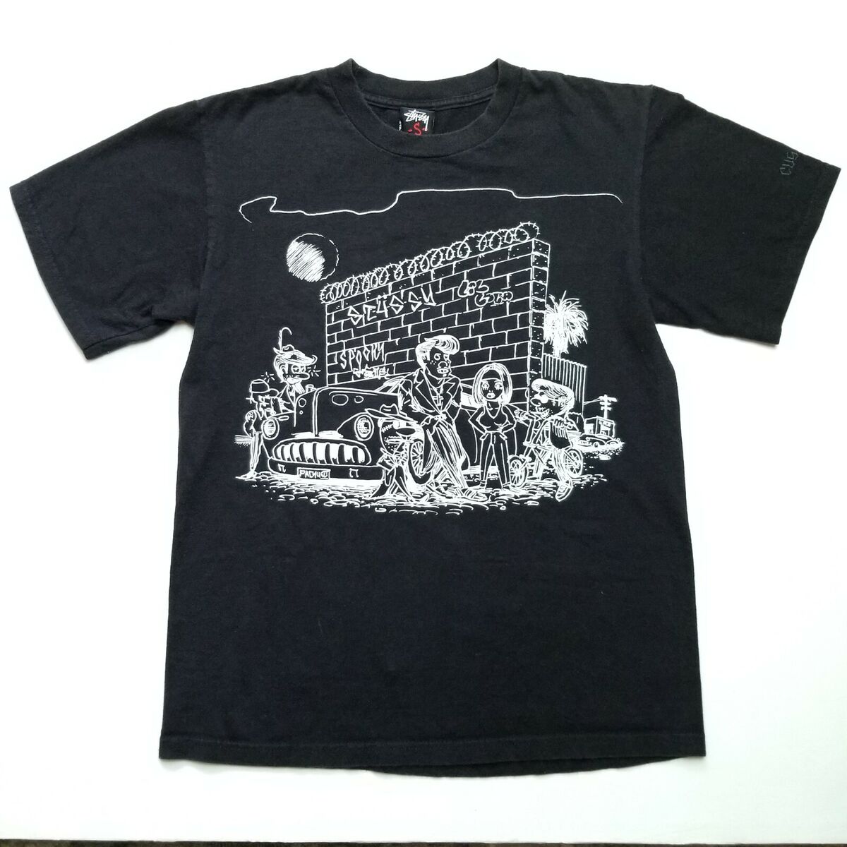 Vintage Stussy T Shirt Adult S Customade Gary Panter Jimbo Vintage Stussy T Shirt Adult S Customade Gary Panter Jimbo