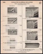 1948 R D Werner Co. Greenville Pennsylvania Chromtrim Mouldings Edgings Print Ad