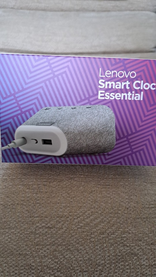 Lenovo Smart Clock Essential Soft Touch Grey 195042771770 eBay