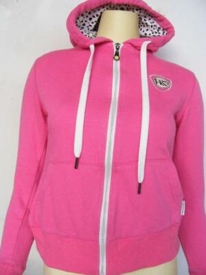 Horseware Ireland Hoodie Jacket XXS Horse Print Lining Speckled Fleece 34 