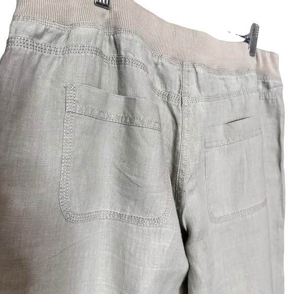 Marks & Spencer 100% Linen Wide Leg Elastic Band Pants sz 12 Marks & Spencer 100% Linen Wide Leg Elastic Band Pants sz 12