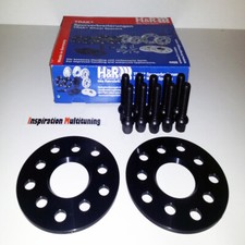 H&R Spurverbreiterung DR schwarz für Audi A4 8E 10=2x5mm Spacer mit Bolzen, ABE
