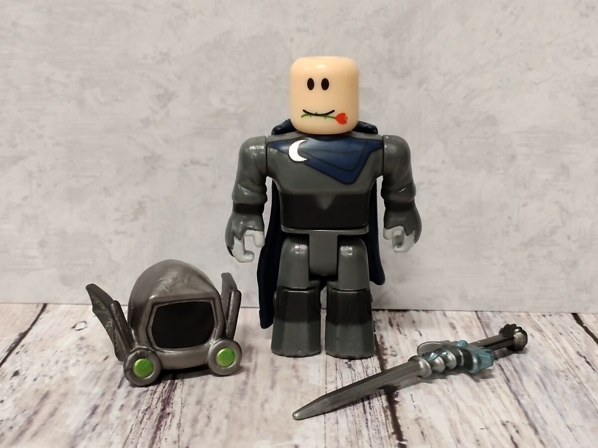 1FRE Roblox 3 Action Figure, Series 7 Dominus Dudes Black Helmet (NO CODE)