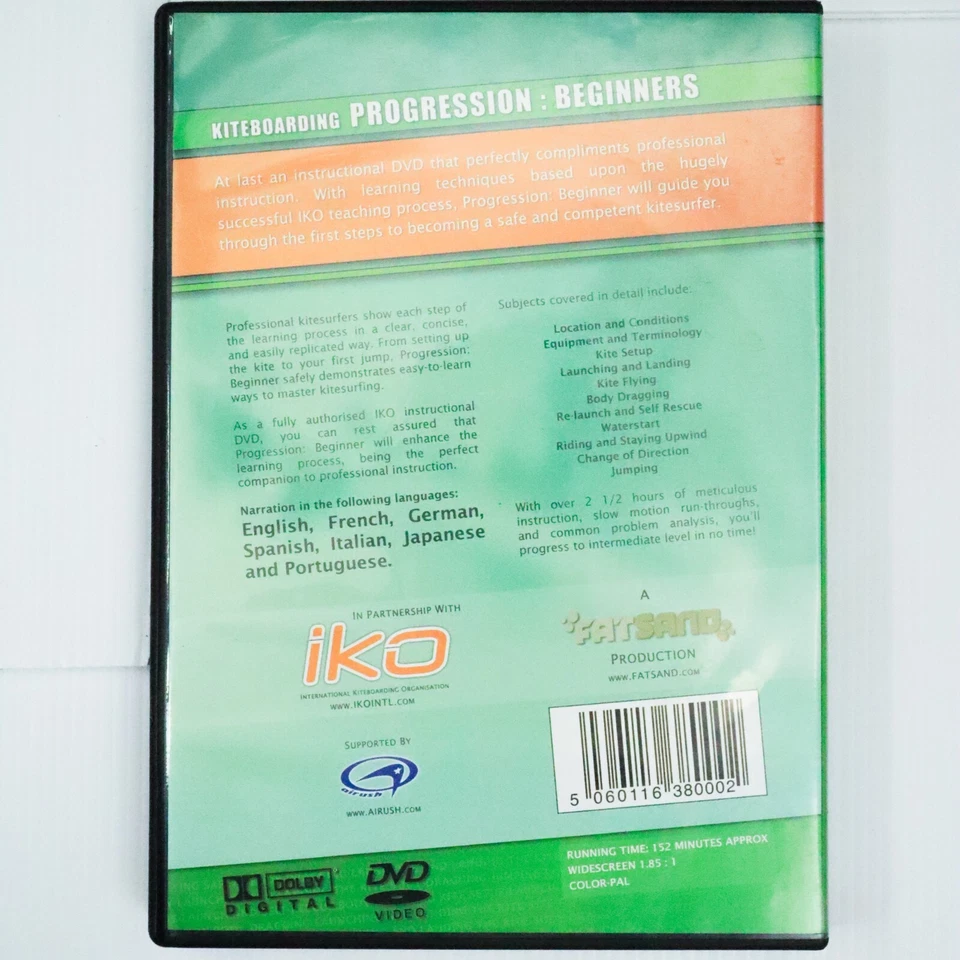 Kiteboarding Progression Beginner (DVD) IKO Approved Kitesurfing Tutorial Video - Image 2 of 4