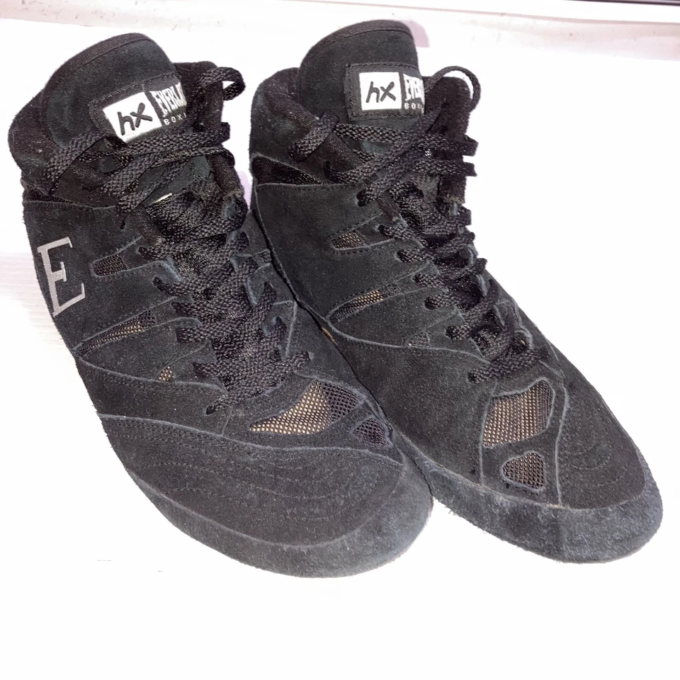 Everlast HX Zapatos de Boxeo de Parte Alta Tenis Negros Gamuza Para Hombre Talla 11 EVBK110L Foto 3 de 4