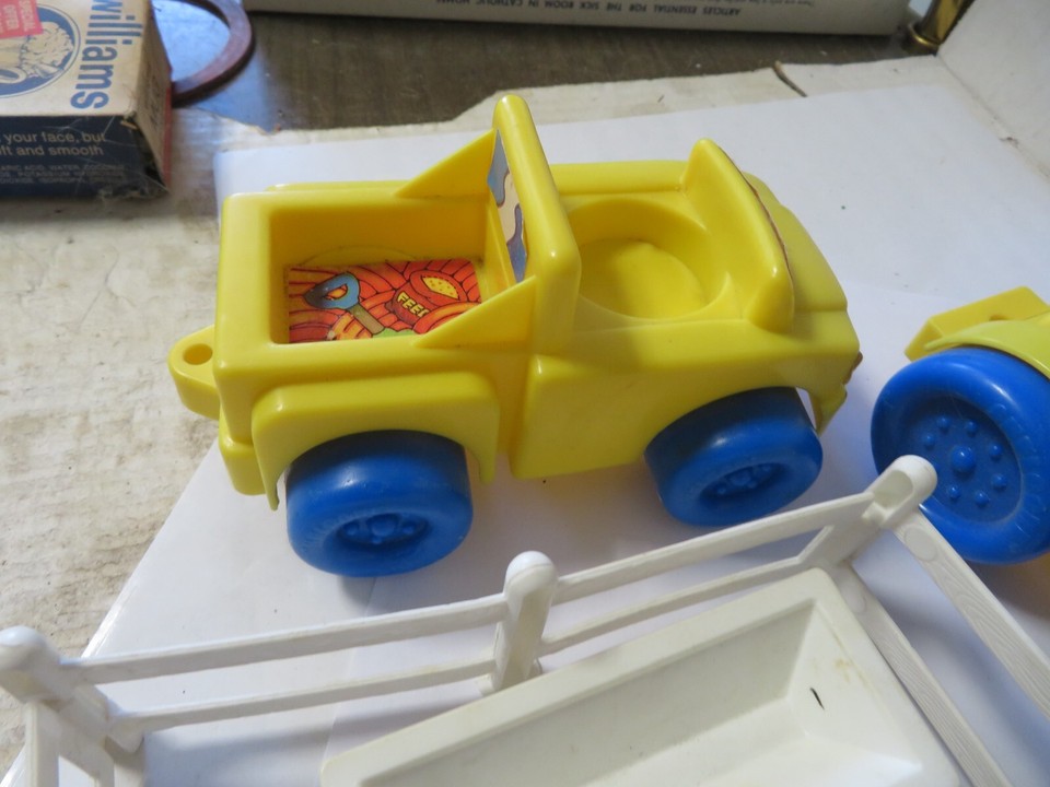 Vintage Shelcore Lot of Farm Toys Chunky Farm Replacement People, Truck ...