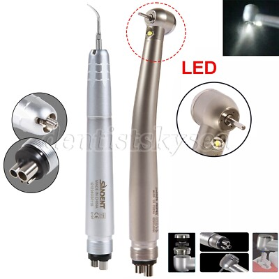 #ad Dental Fiber Optic LED E generator High Speed Handpiece Ultrasonic Scaler 4H SDM $28.90