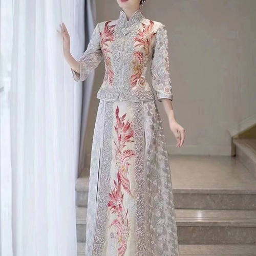 1 pieza Estilo Chino Fénix Bordado Parches Coser Ropa Vestido Aplique Decoración - Imagen 5 de 12